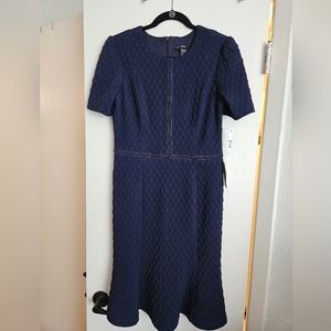 Maggie London Navy Blue dress sz 10 NWT